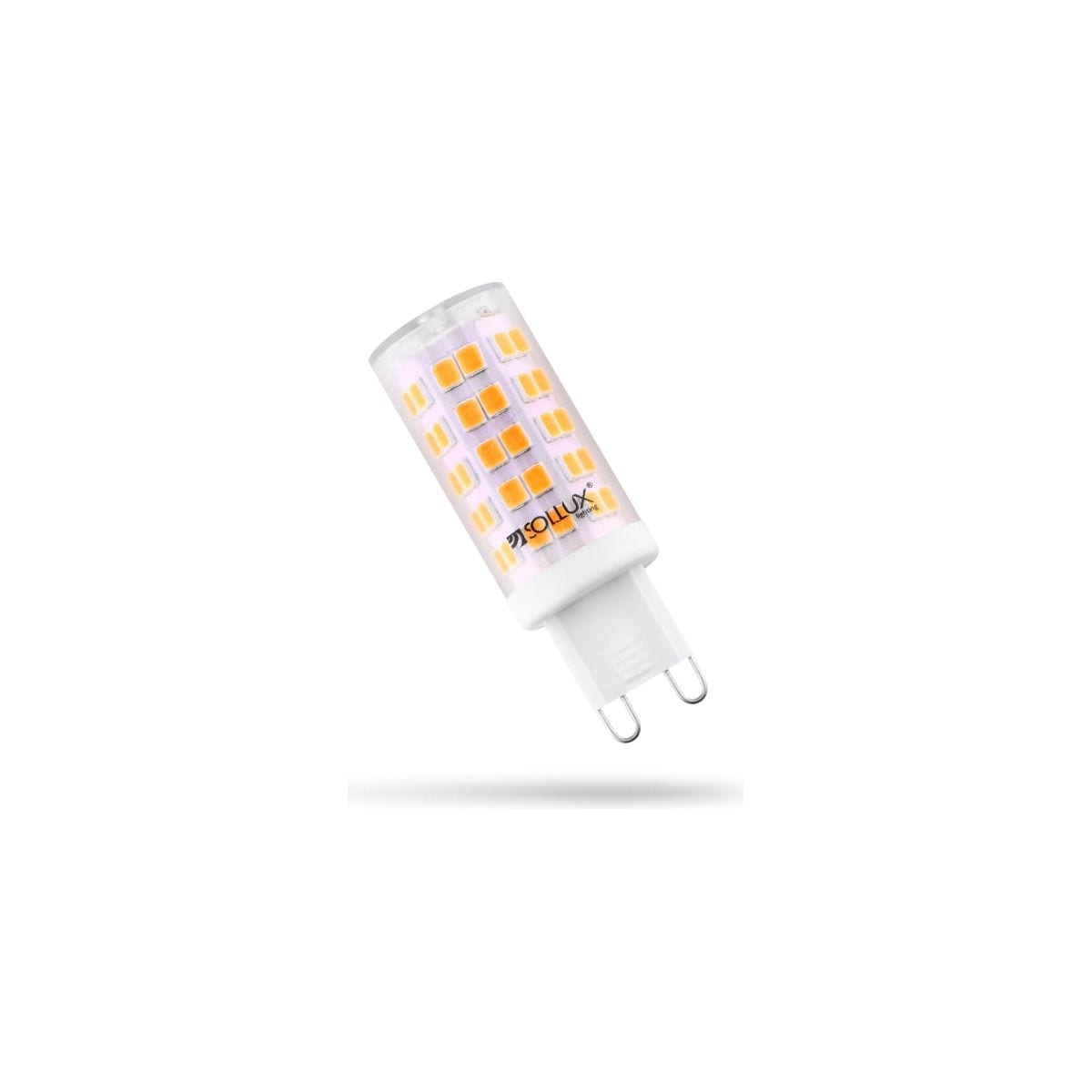 Pack of 2 LED bulbs G9 4000K 4,5W 460lm