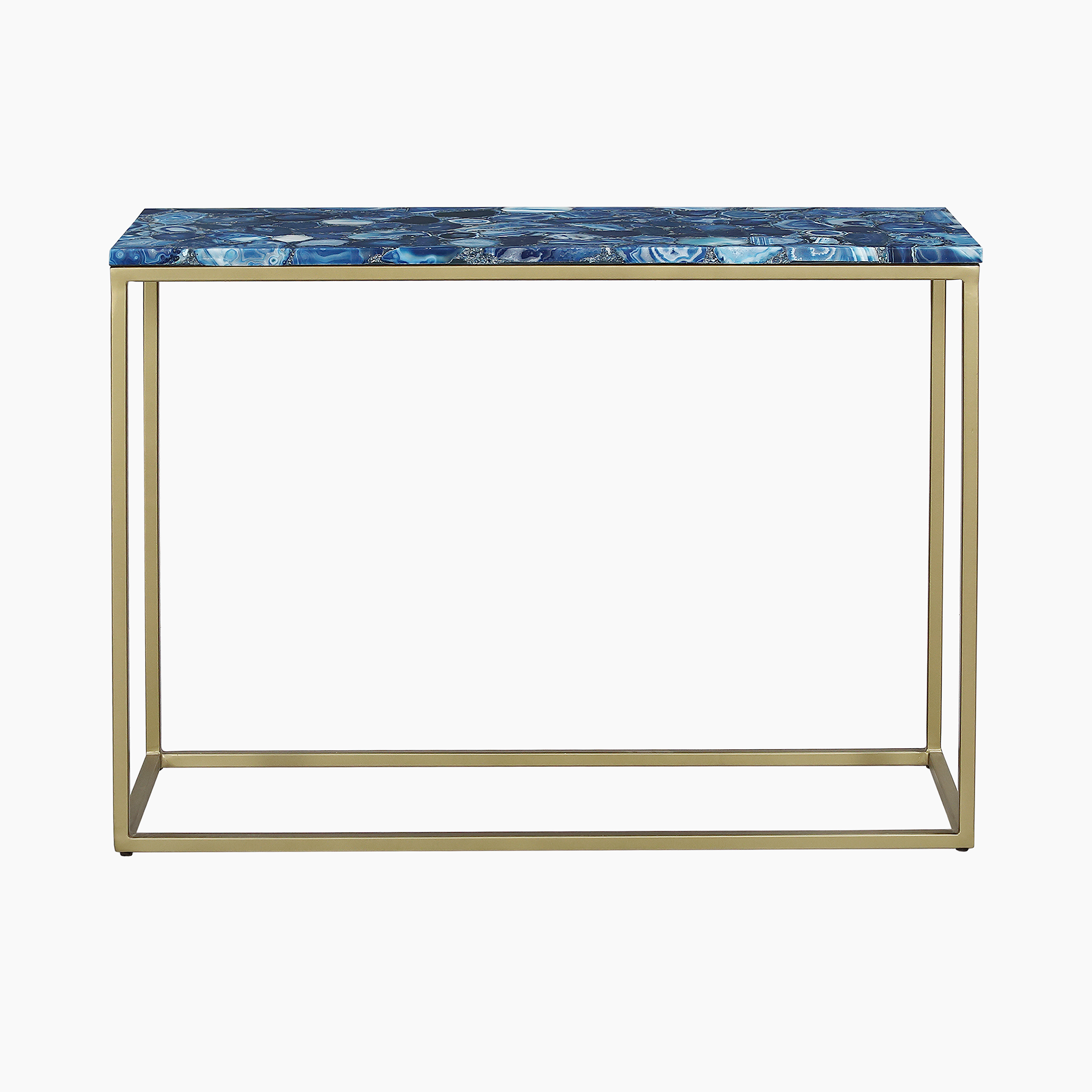 Moss Agate Console Table