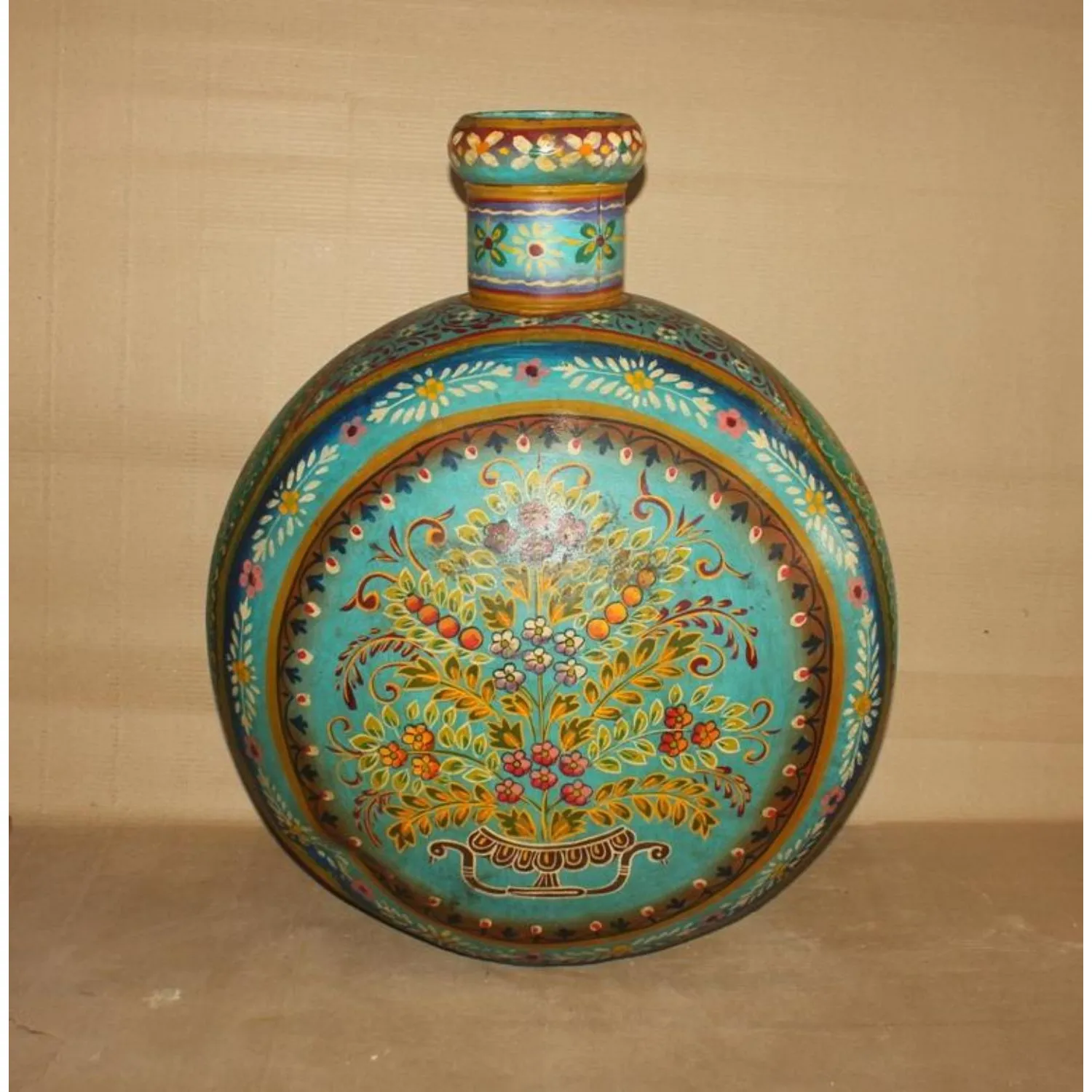 Handpainted Iron Pot