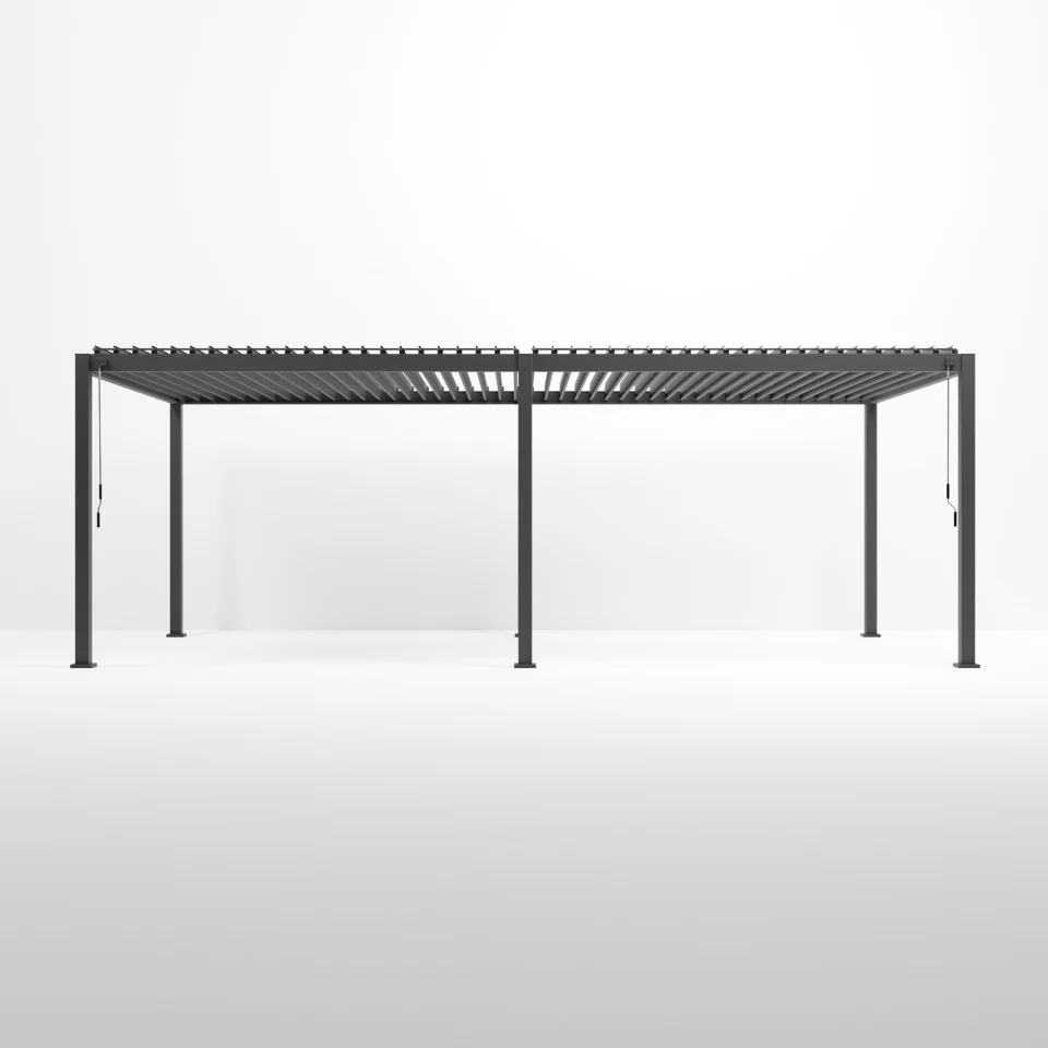 Nova – Titan Aluminium Pergola – 8m x 3m Pergola – Grey