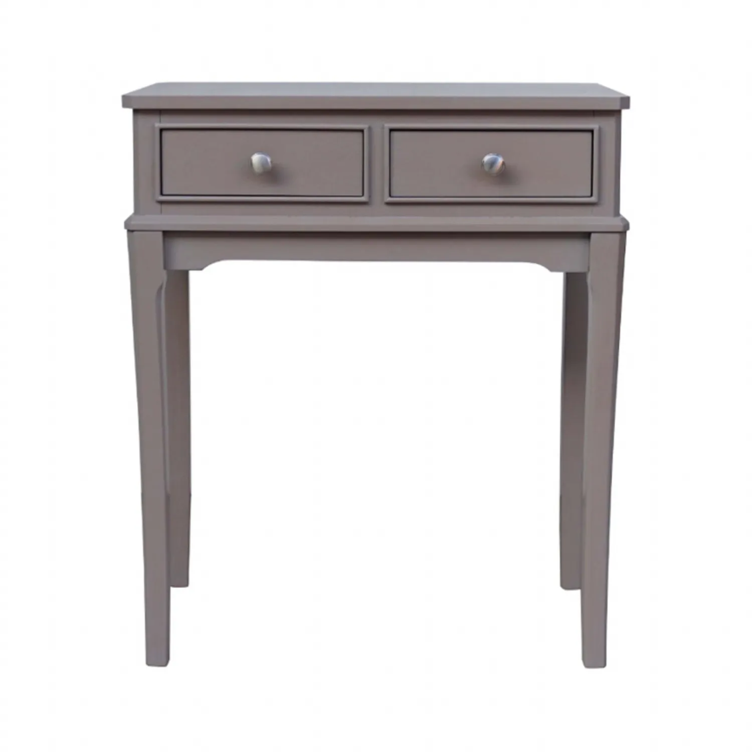 Medium Taupe 2 Drawer Console Table