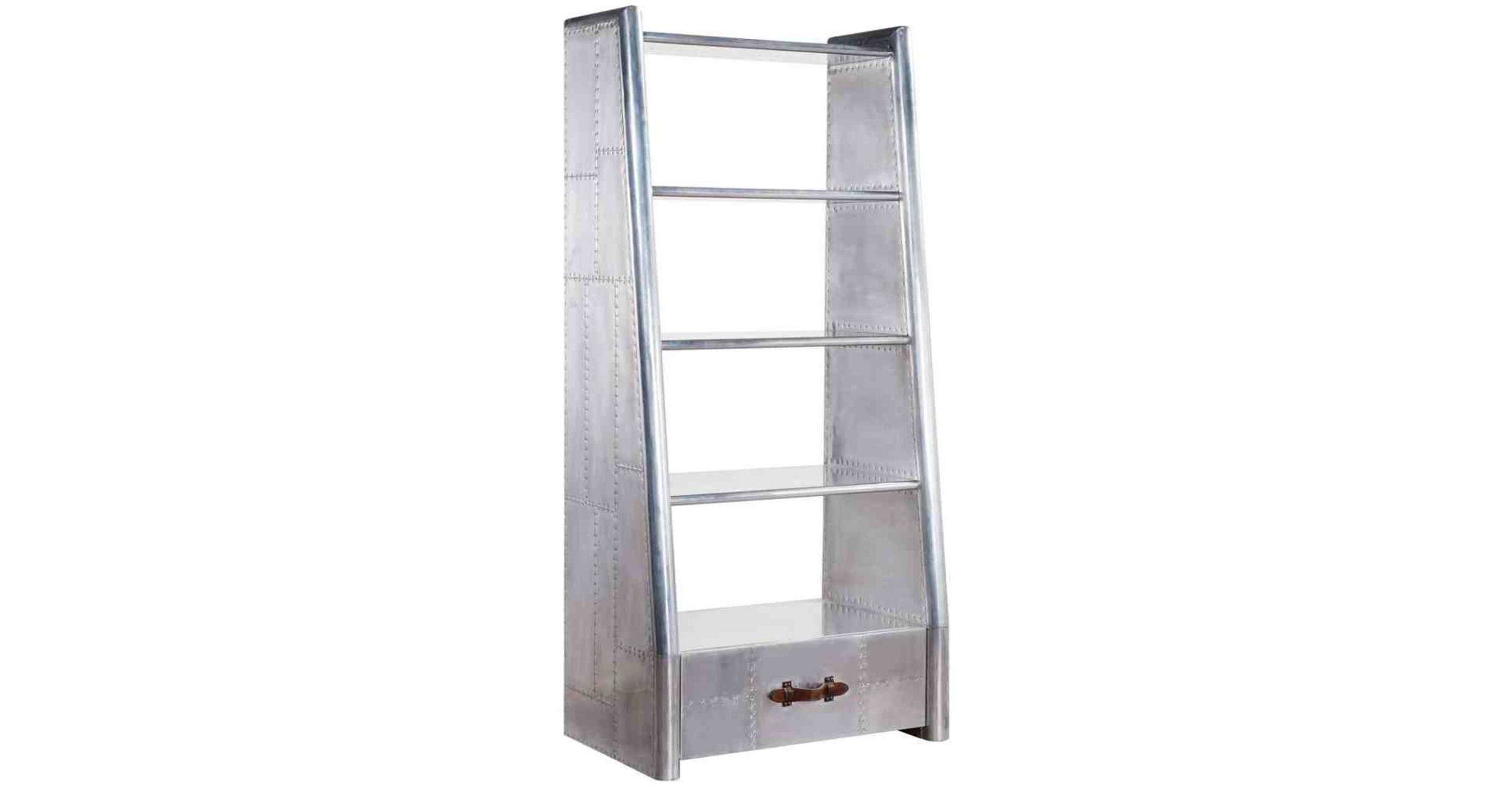 Aviator Aluminium Drawer Bookcase