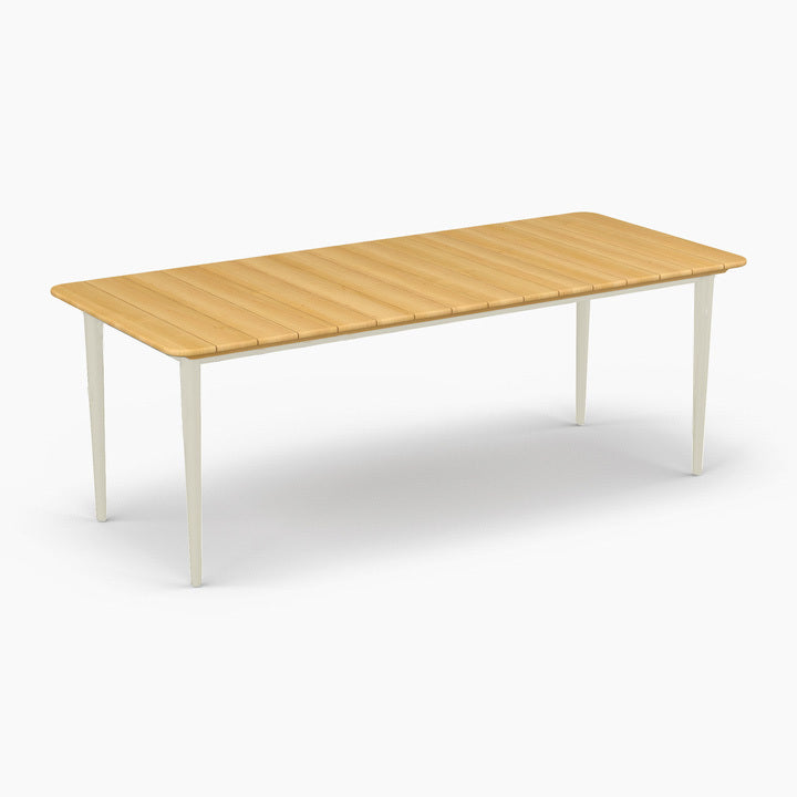 Bay 8 Seat Dining Table 90cm x 210cm / Latte (Ex Display)