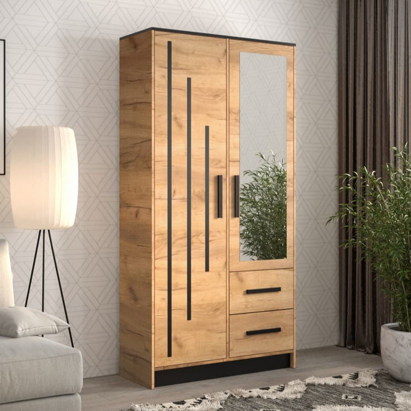 Malta IV Hinged Door Wardrobe 103cm