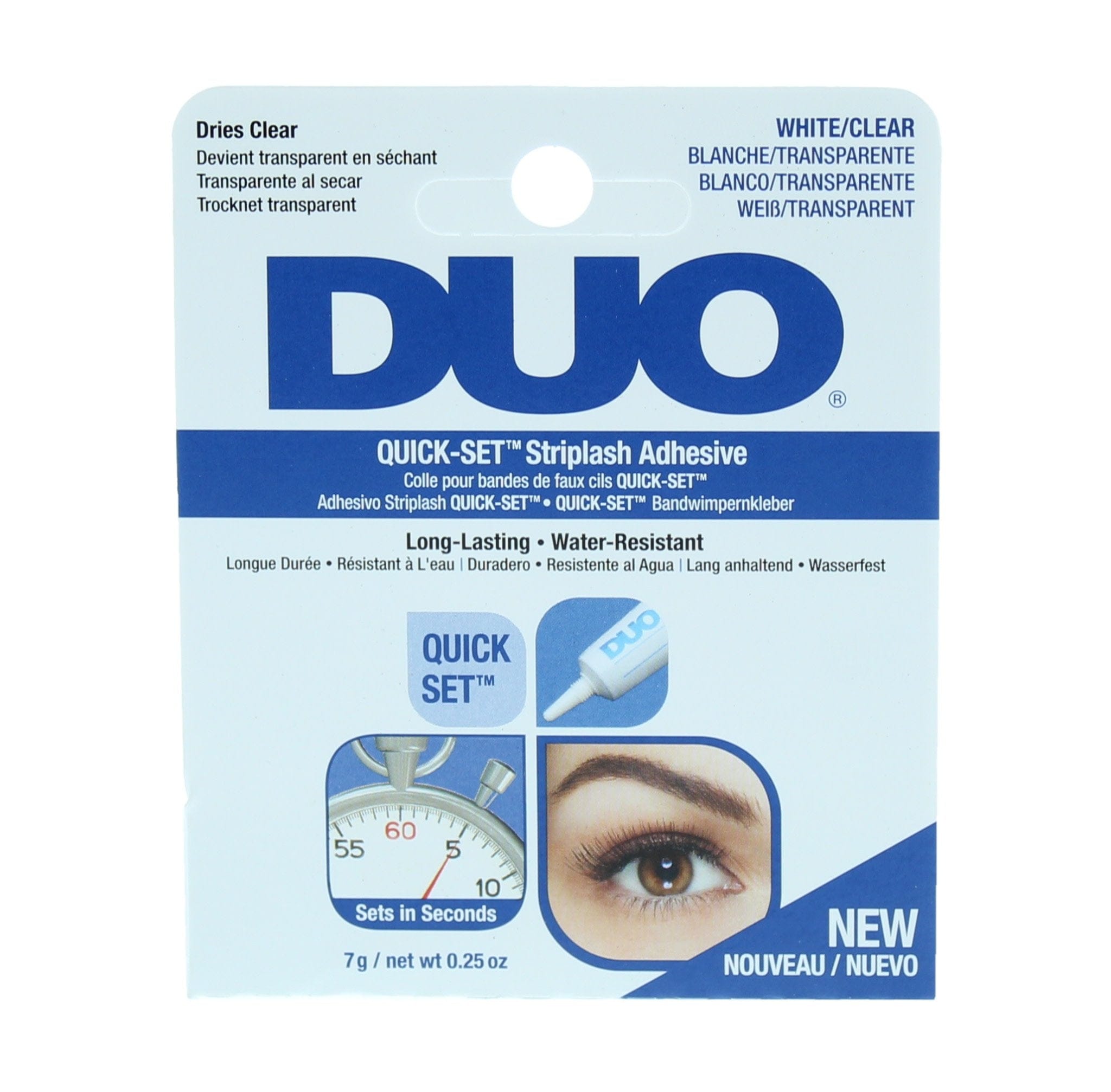 The DUO Brush On Striplash Quick Set Adhesive – Transparent